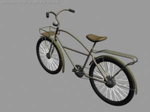 retro bike Modello 3D