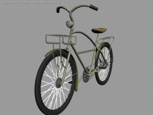 retro bike Modello 3D