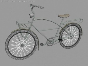 retro bike Modello 3D