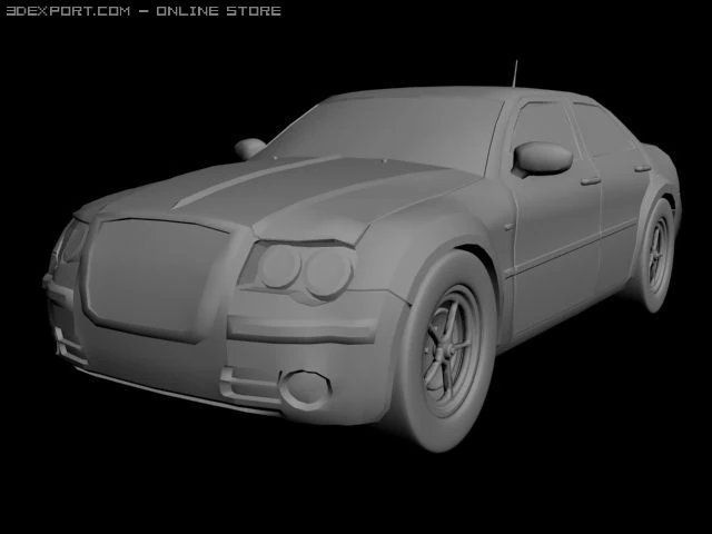 sport car 3D Model .c4d .max .obj .3ds .fbx .stl .blend
