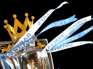 premier league trophy Model 3D