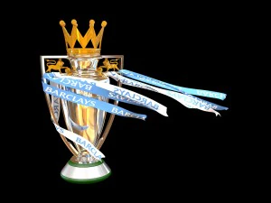 premier league trophy 3D Model