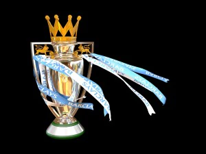 premier league trophy 3D Model