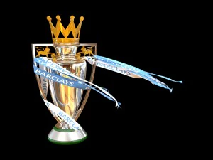 premier league trophy 3D Model
