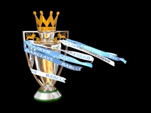 premier league trophy 3D Model
