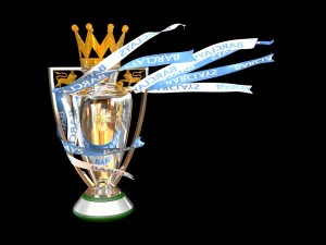 premier league trophy 3D Model