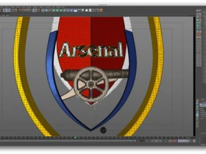 big 5 premier league football club 3D Model