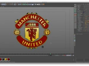 big 5 premier league football club 3D Model