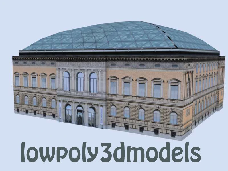 lowpolybuilding 3D Model .c4d .max .obj .3ds .fbx .stl .blend 