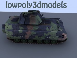 bradley tank 3D Model