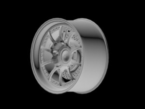forgeline zx3 and wilwood brake package 3D Модель