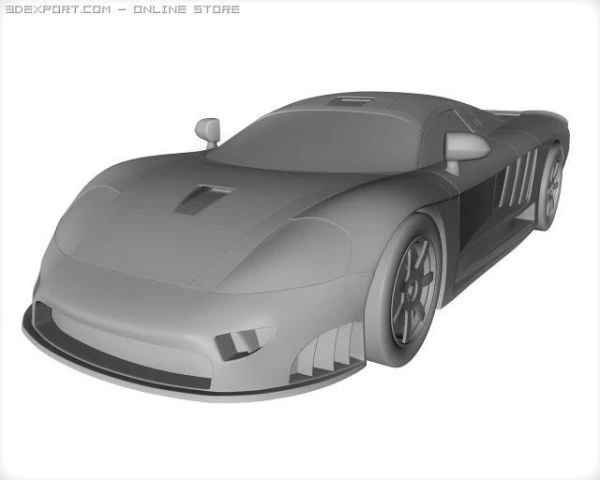 saleen s7 3D Model .c4d .max .obj .3ds .fbx .stl .blend 