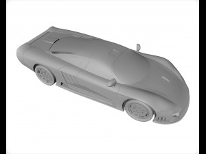 saleen s7 Modelo 3D