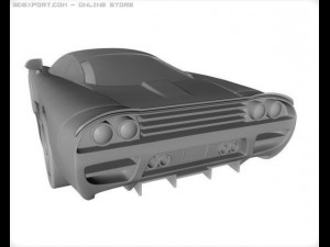 saleen s7 Modelo 3D