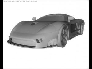 saleen s7 Modelo 3D