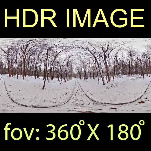 winter park hdr Modelo 3D .c4d .max .obj .3ds .fbx .stl .blend 