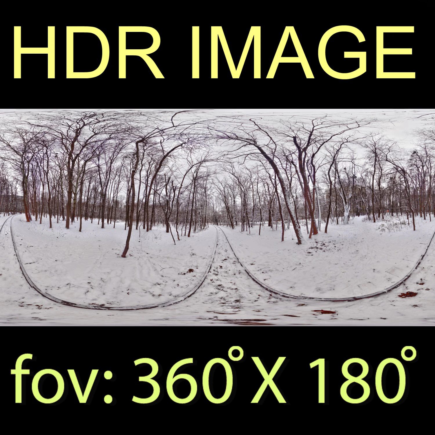 winter park hdr CG Textures .c4d .max .obj .3ds .fbx .stl .blend