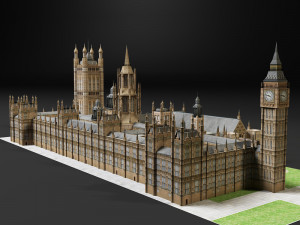palace of westminster Modèle 3D