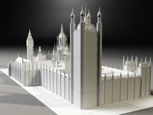 palace of westminster 3D मॉडल