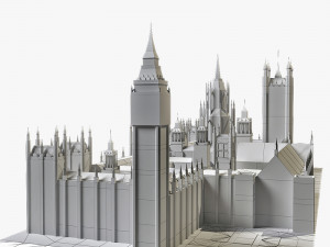 palace of westminster 3D मॉडल