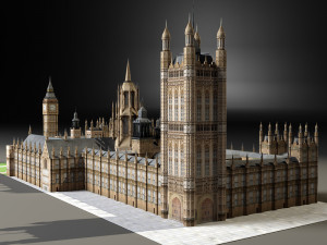palace of westminster 3D मॉडल