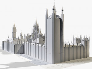 palace of westminster 3D मॉडल