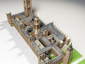 palace of westminster 3D मॉडल
