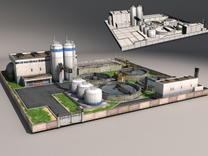 pumping water purification Modèle 3D