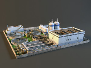 pumping water purification Modelo 3D