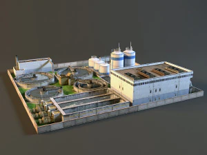 pumping water purification 3D Model