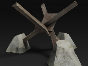 anti tank obstacle Modèle 3D