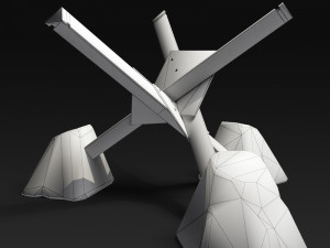 anti tank obstacle Modelo 3D