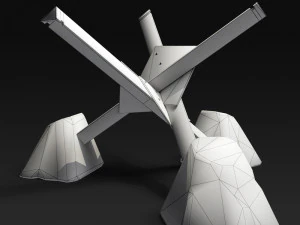 anti tank obstacle 3D Model