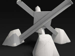 anti tank obstacle Modelo 3D