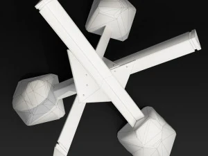 anti tank obstacle 3D Model