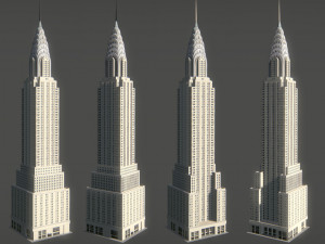 skyscrapers collection 3D Model