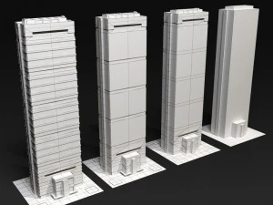 skyscrapers collection 3D Model