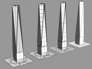 skyscrapers collection 3D Model