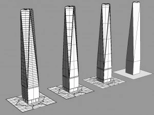 skyscrapers collection 3D Model