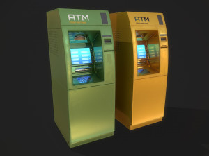 atm cash machine Modèle 3D