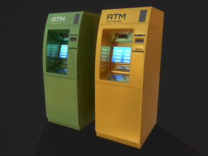atm cash machine Modelo 3D