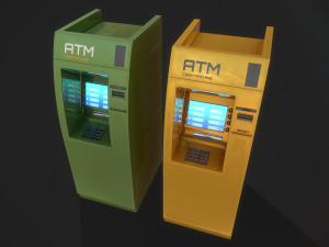 atm cash machine Modelo 3D