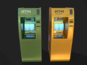 atm cash machine Modelo 3D