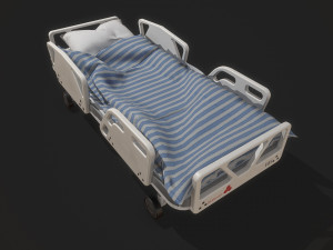 bed set 3D 模型
