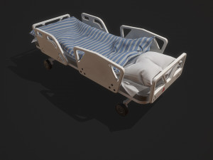 bed set 3D 模型