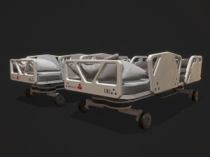 bed set 3D 模型