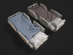 bed set 3D 模型