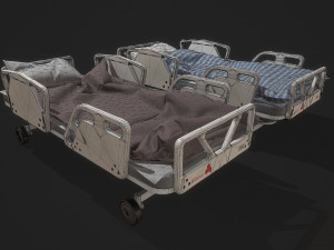 bed set 3D 模型