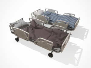 bed set 3D 模型