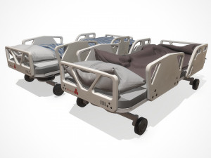 bed set 3D 模型